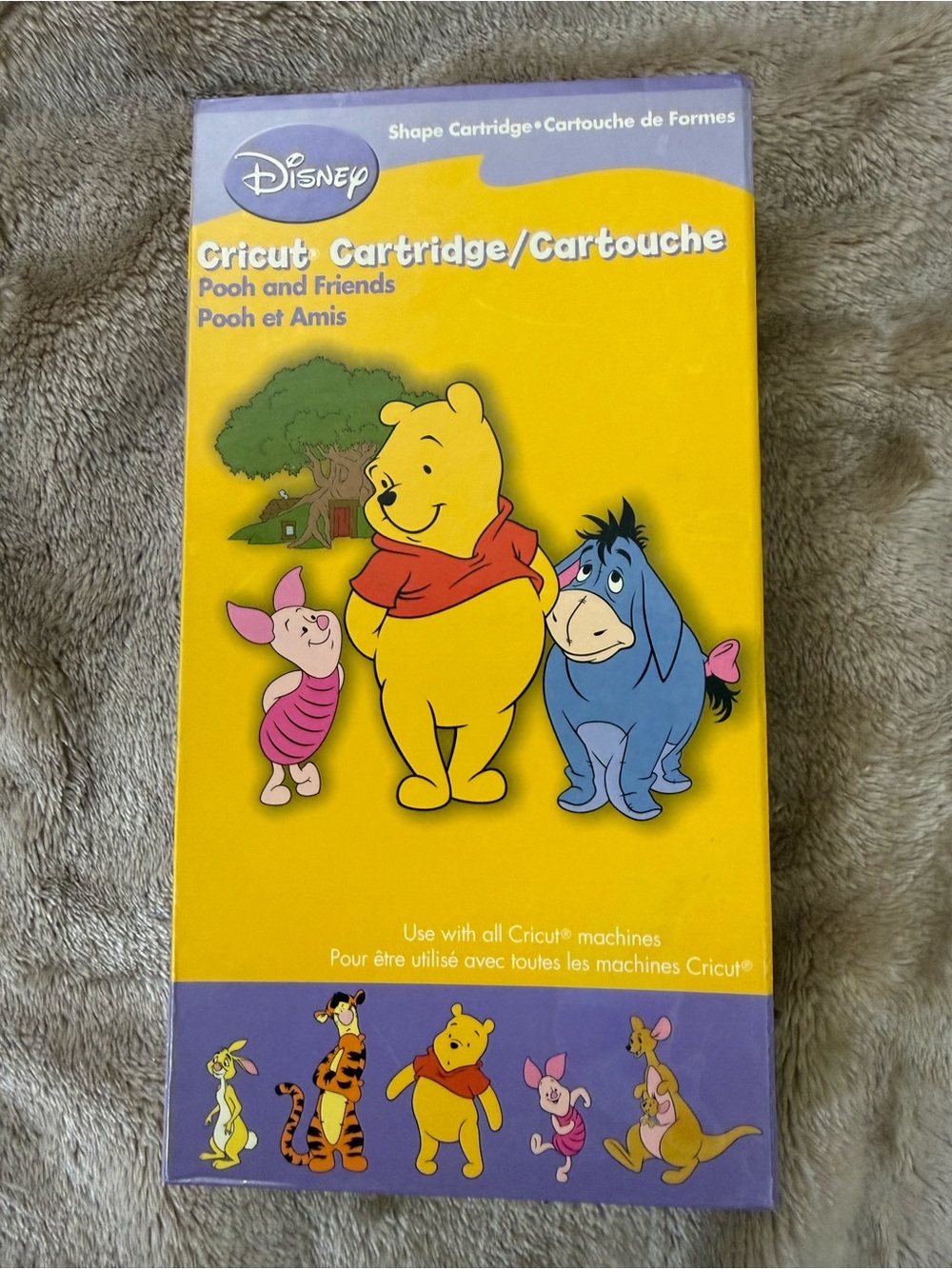 Disney Pooh and Friends Cricut Cartridge Shapes Box